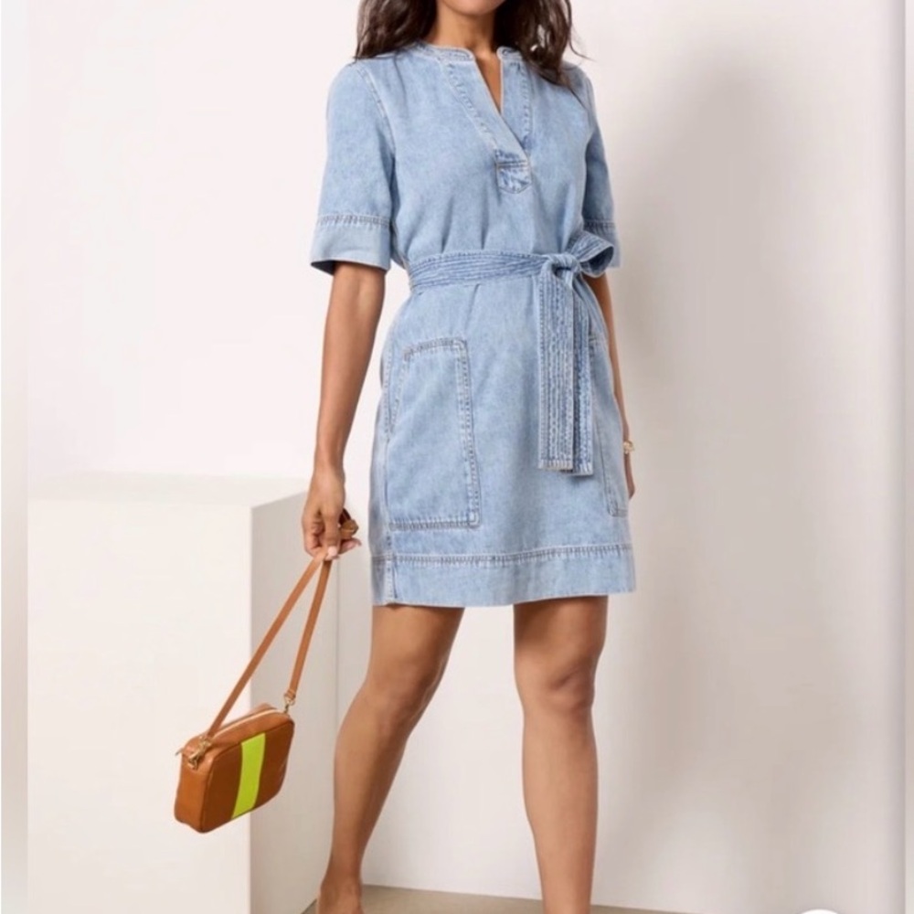 Rails Faded Indigo Denim Dress